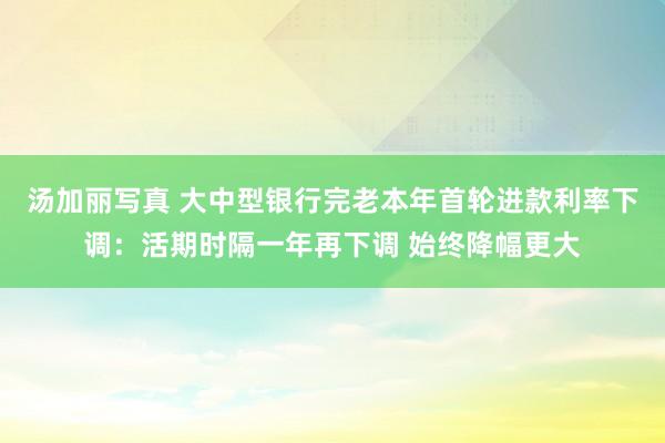 汤加丽写真 大中型银行完老本年首轮进款利率下调：活期时隔一年再下调 始终降幅更大