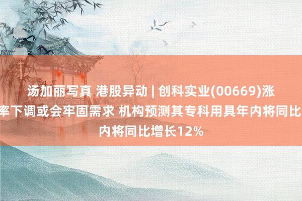 汤加丽写真 港股异动 | 创科实业(00669)涨近3% 利率下调或会牢固需求 机构预测其专科用具年内将同比增长12%