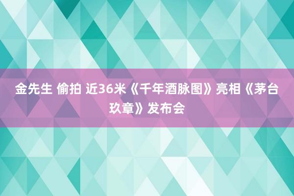 金先生 偷拍 近36米《千年酒脉图》亮相《茅台玖章》发布会