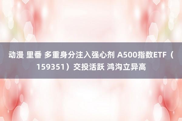 动漫 里番 多重身分注入强心剂 A500指数ETF（159351）交投活跃 鸿沟立异高