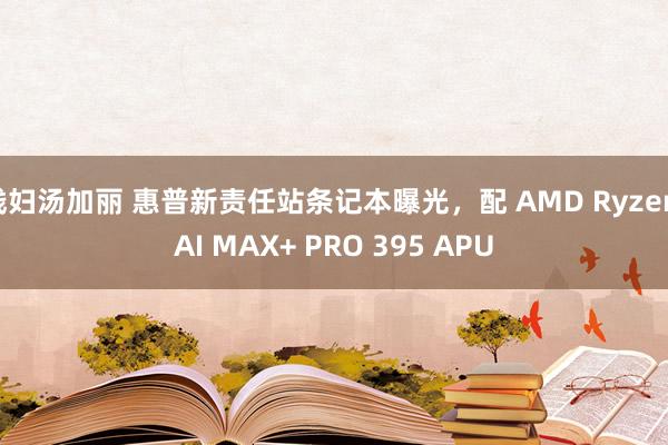 贱妇汤加丽 惠普新责任站条记本曝光，配 AMD Ryzen AI MAX+ PRO 395 APU